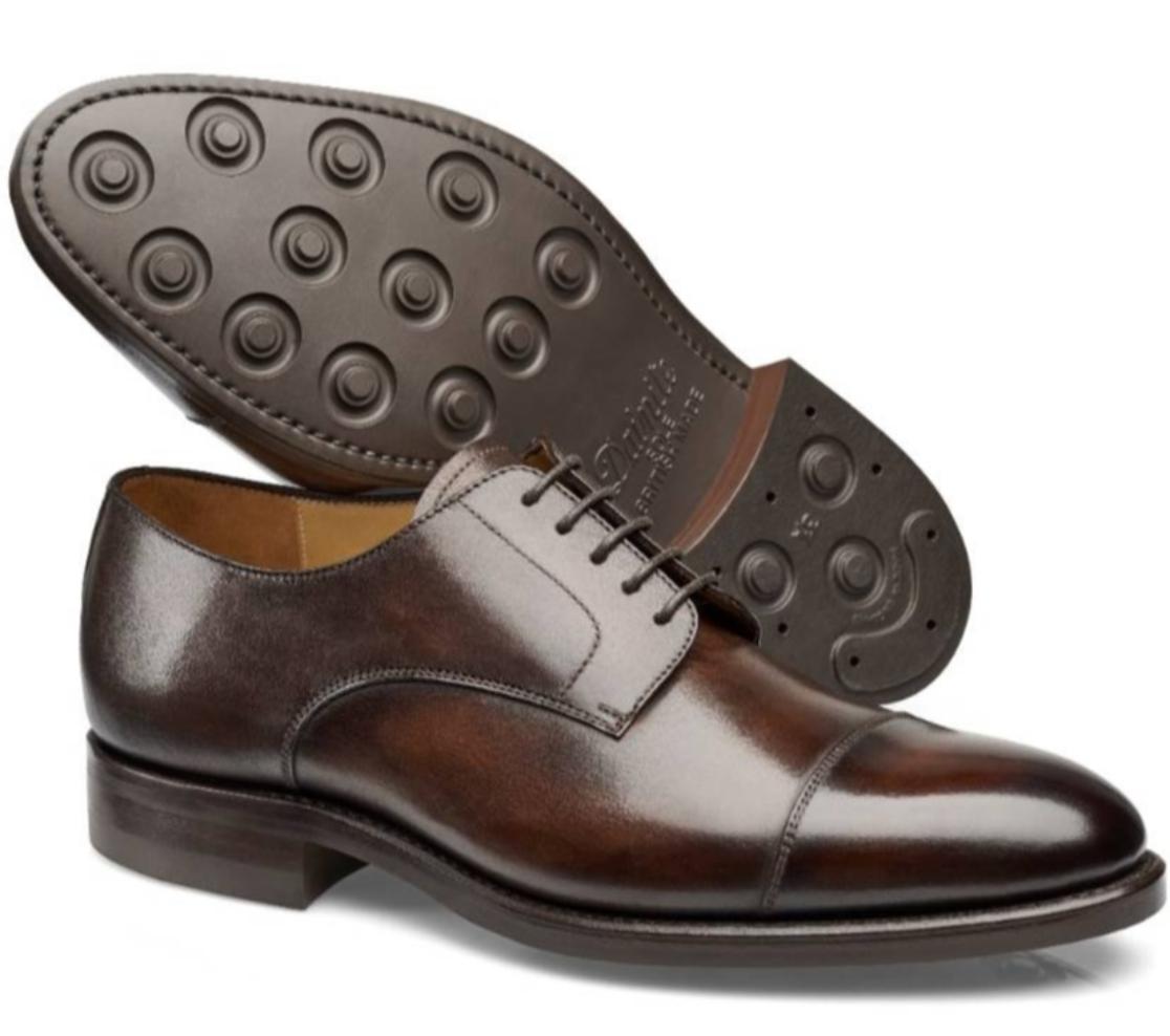 Derby Cap Toe Shoes - Gary Anilina Coimbra